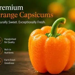 Orange Capsicum (Orange Bell Pepper)